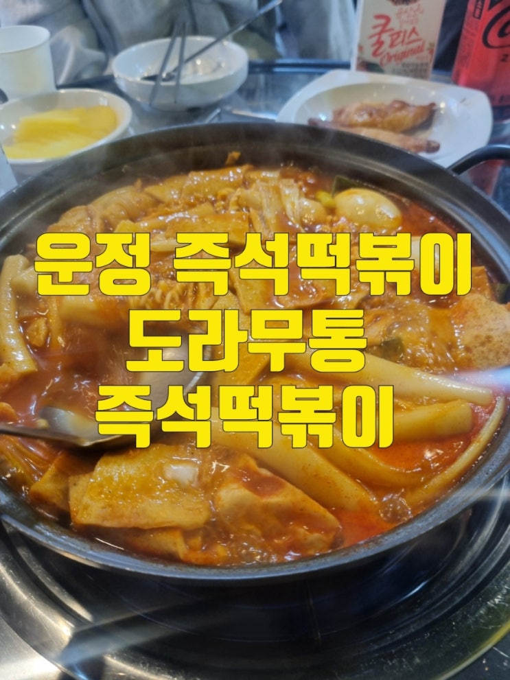  운정 즉석떡볶이 추천! 도라무통즉석떡볶이 솔직 방문후기
