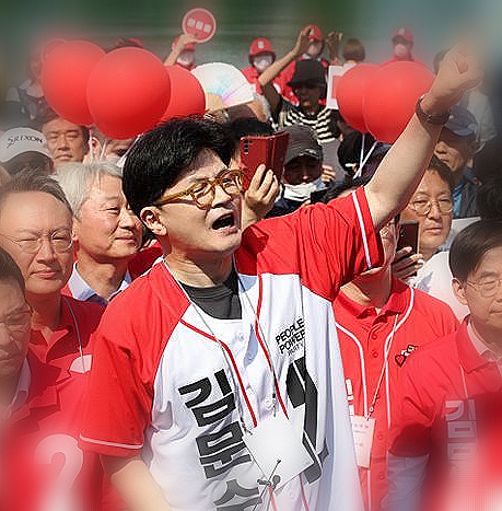 한동훈, <b>김문수 후보</b> 전폭 <b>지원 유세</b>···'김어준 대법관법... 