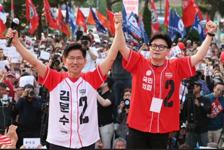 [5.26일 <b>한동훈</b> 지원유세 마무리]합동유세: 변화와 결집의 메시지