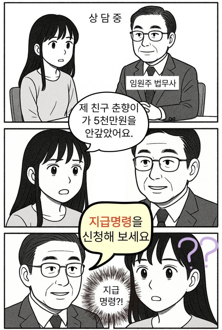  지급명령 신청, 이의신청 및 강제집행 법무사