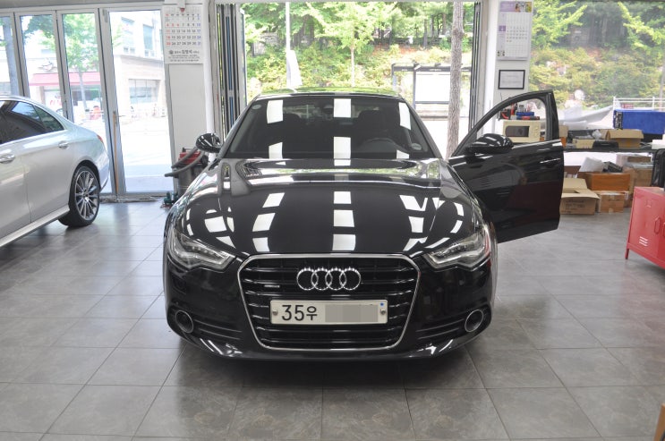  아우디 A6 ACC와Audi braking guard 사용불가 4G0907217A 메인보드 고장 - 수원테크(수입차오디오 모니터 앰프수리 전문)