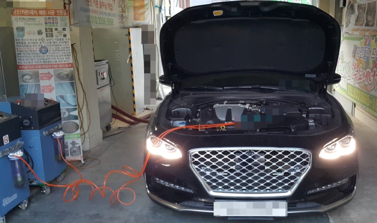  그랜저ig 3.0 자동차엔진소음 엔진플러싱 엔진코팅제 최고