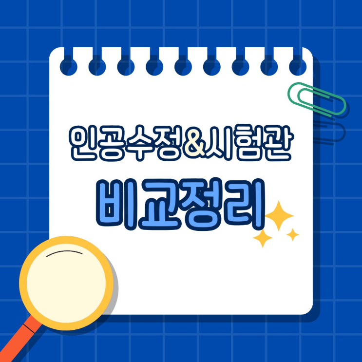  인공수정&시험관, 한눈에 비교 정리