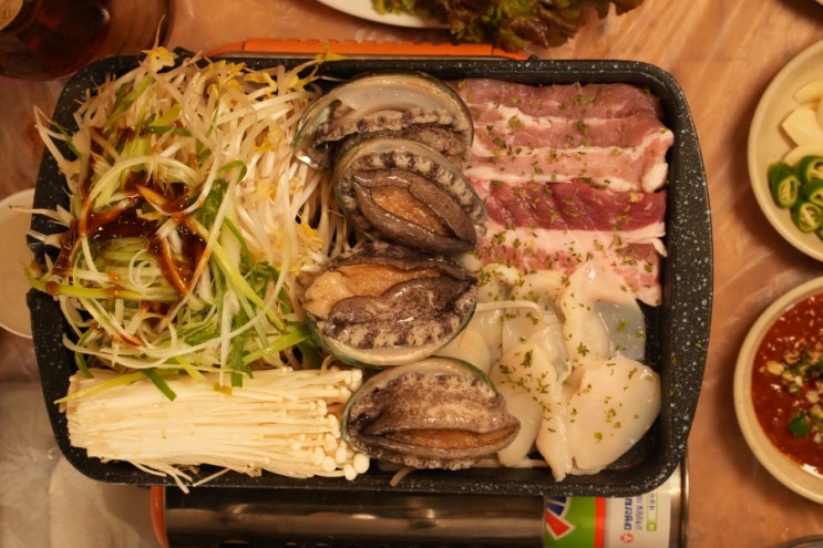  대천해수욕장 조개구이 마니마니 조개구이