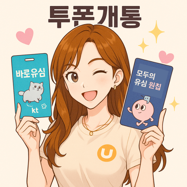  투폰 개통 선불폰 유심으로 쉽게 이용하는 방법