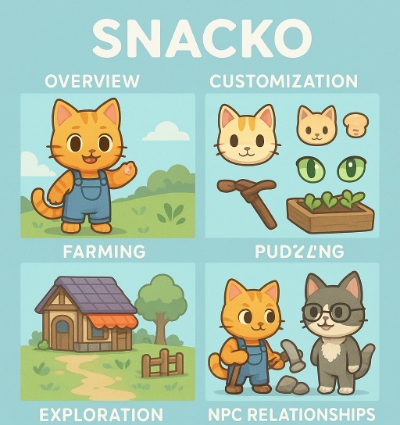  Snacko 스낵코 공략 총정리! 농사 연애 마을 꾸미기까지 완벽 가이드