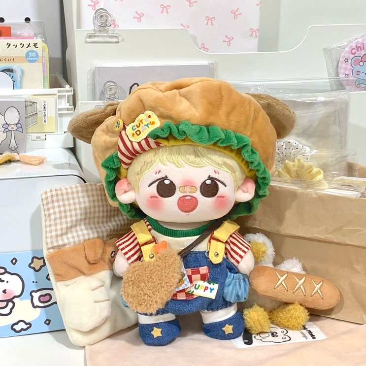  20cm 냠냠 햄버거 세트 인형옷 아이돌인형옷