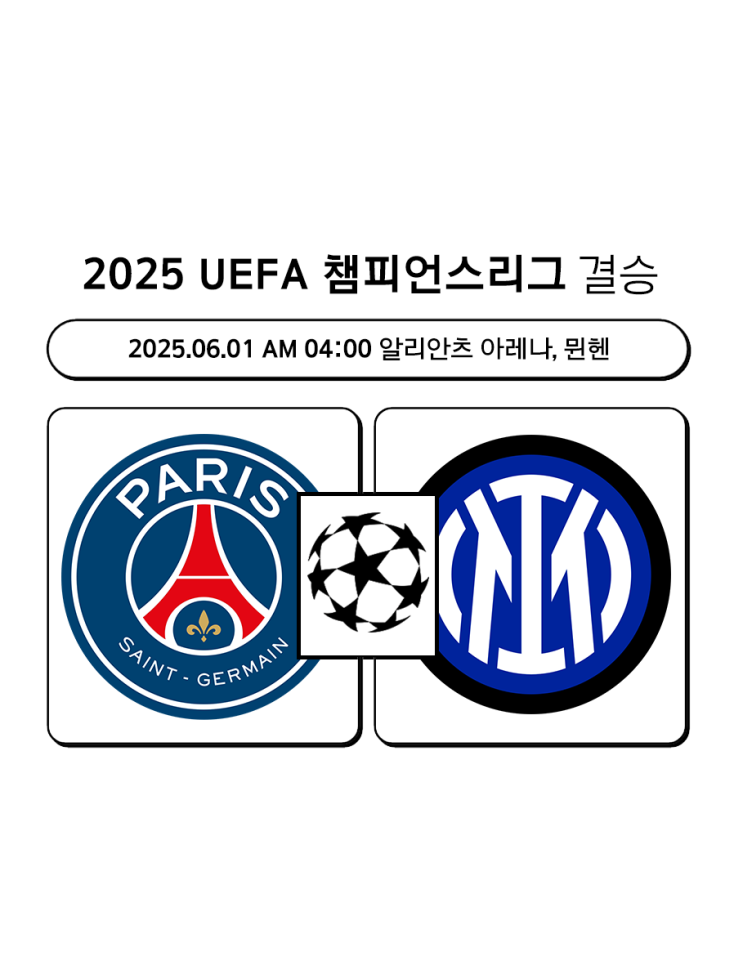 인테르 (<b>인터밀란</b>) <b>챔스</b>(챔피언스<b>리그</b>) 결승 축구 분석 프리뷰... 