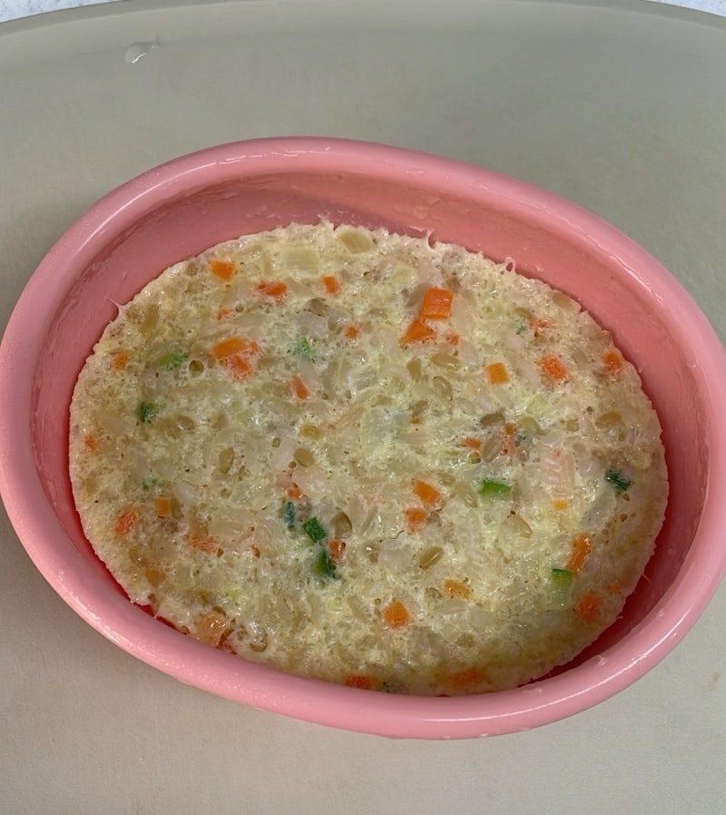 돌아기 아침메뉴 추천 계란찜밥 만들기 무염유아식