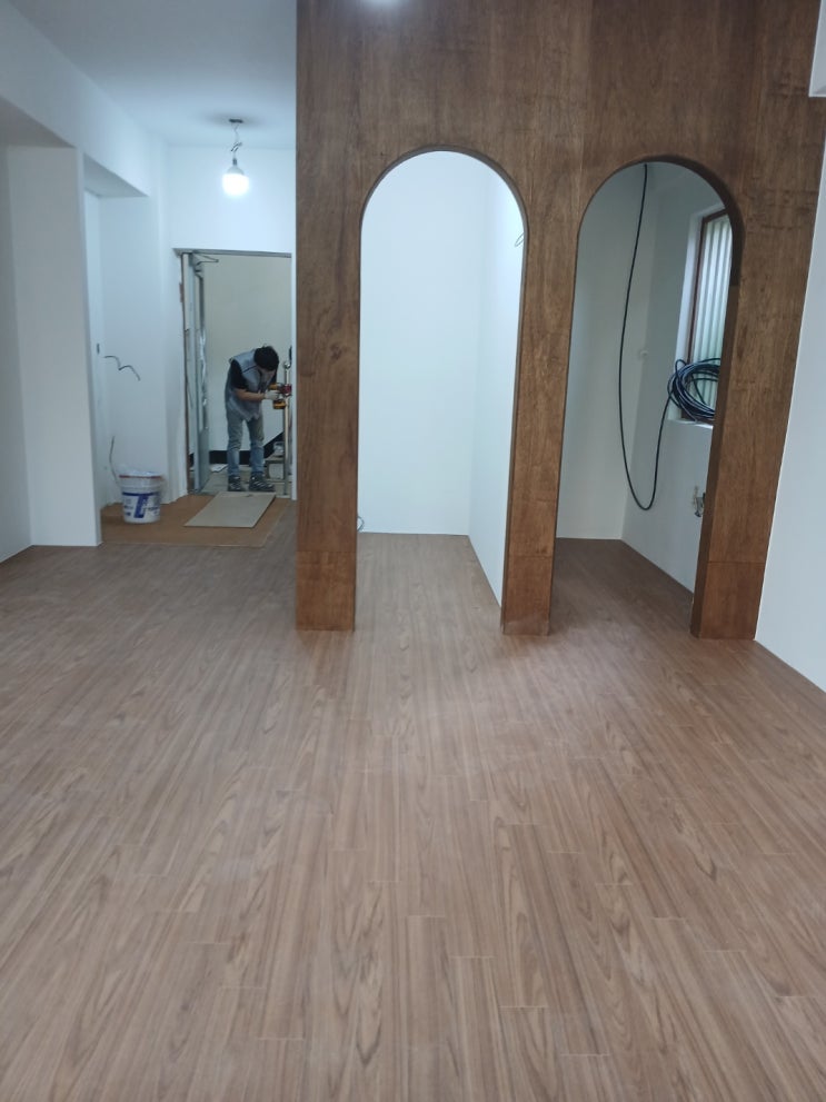 리네마루 강마루 골드티크 실제 시공사례 살펴보기