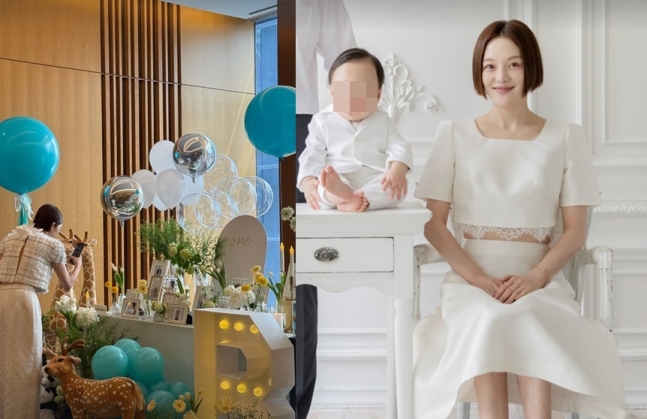  초호화 돌잔치 끝낸 황보라, 아들 의상도 직접 디자인해 남달랐다!