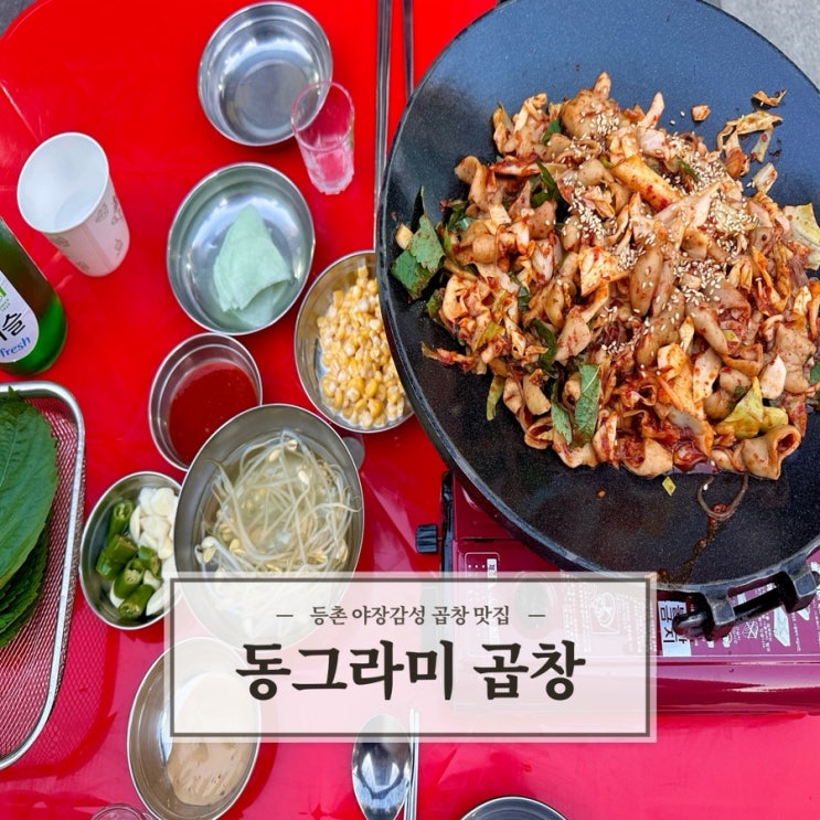  [동그라미곱창] 강서구 등촌 야장감성 알곱창 맛집