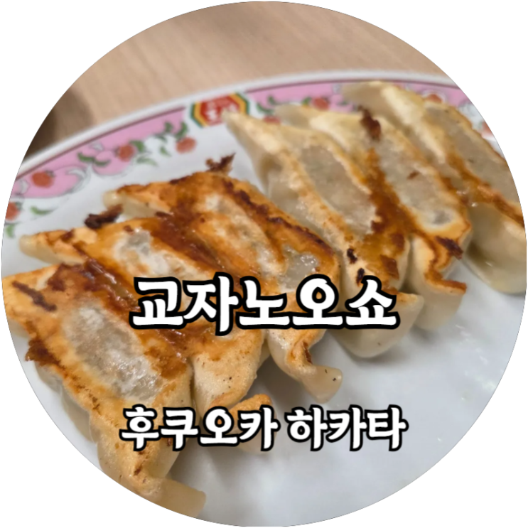 후쿠오카 하카타역 교자노오쇼(餃子の王将) 가성비 만두집