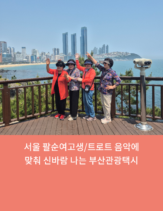  팔순동창 부산관광/ 음악에 맞춰 신나는 부산관광택시 추천