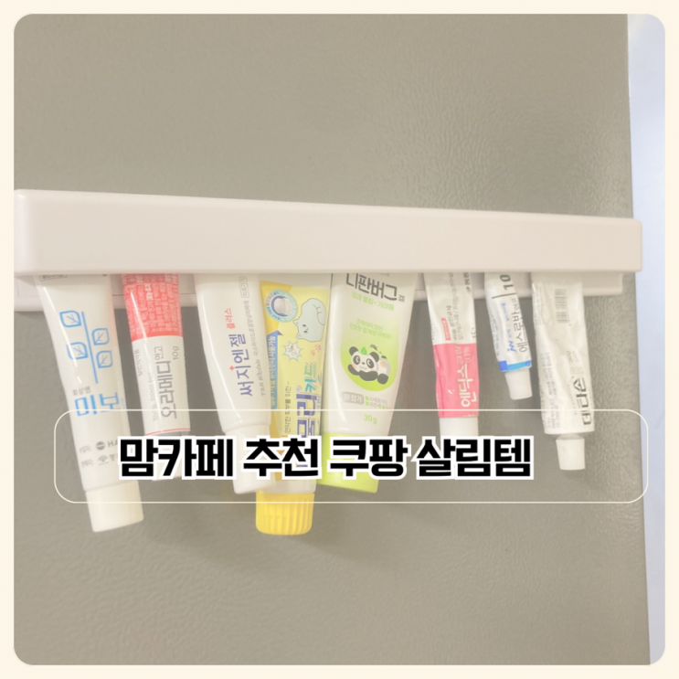  내돈내산 맘카페 추천 쿠팡 살림템 3가지 추천