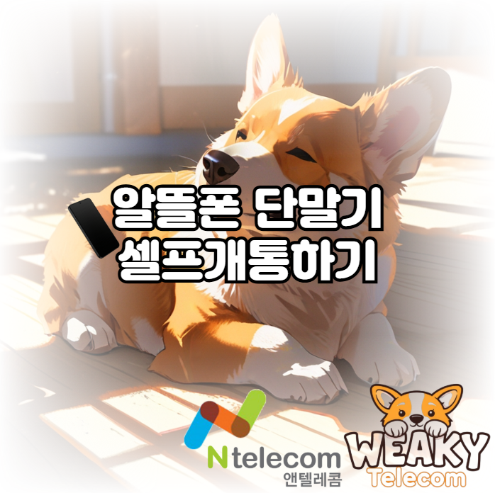  알뜰폰 공기계 단말기로 집에서 셀프 개통하는 방법 알아보기