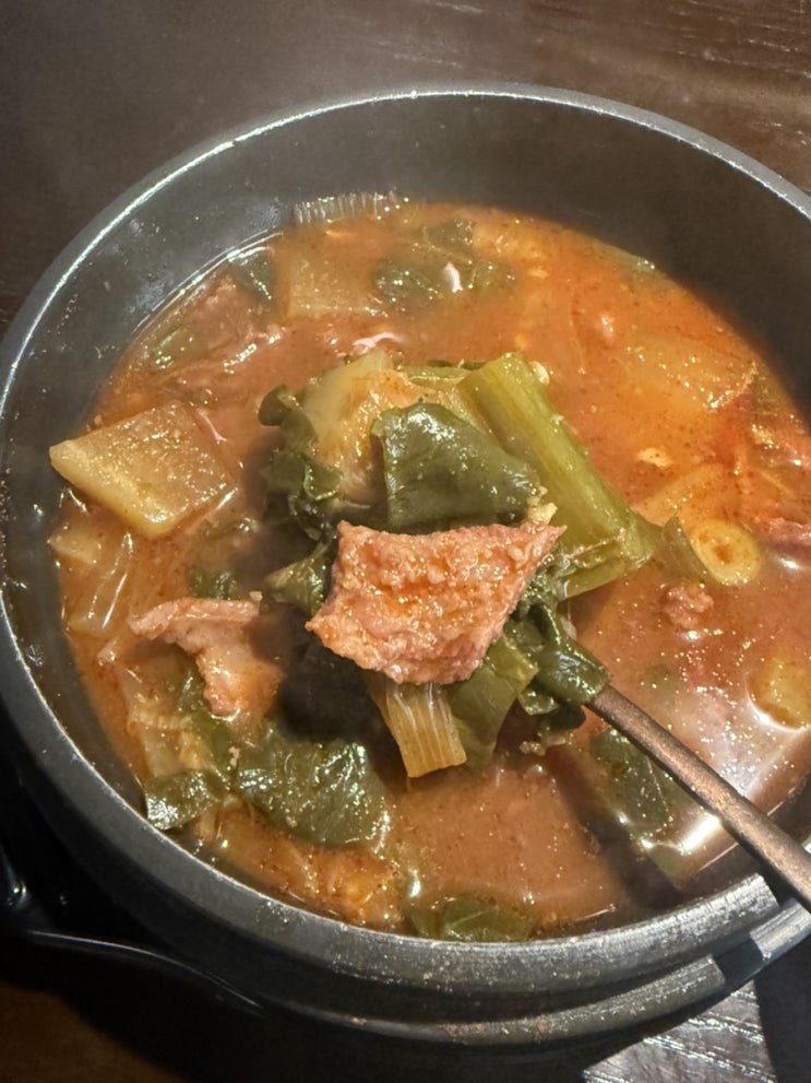  명동 맛집 순우블랙 얼큰한 한우국밥!
