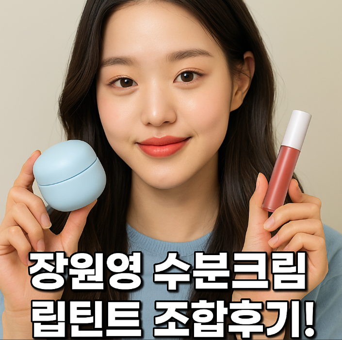  장원영 수분크림 립틴트 조합 후기! 요즘 유행템 솔직 리뷰