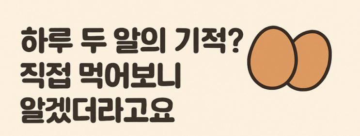 하루 두 알의 기적? 계란먹으면 좋은점들 하루 두 알의 기적? 계란먹으면 좋은점들