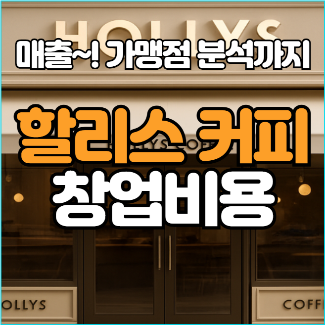  할리스커피 창업비용과 수익성 분석