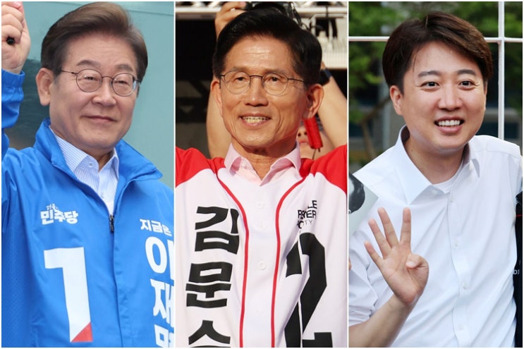 대선 D-7... 굳어지는 <b>3자</b> 대결 <b>구도</b> 속 변수 주시