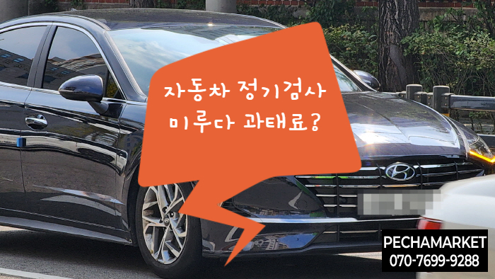  자동차 정기검사 미루다 과태료?