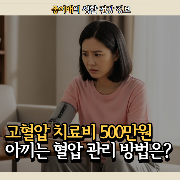  고혈압 치료비 500만 원 아끼는 혈압 낮추는 법 Top 5