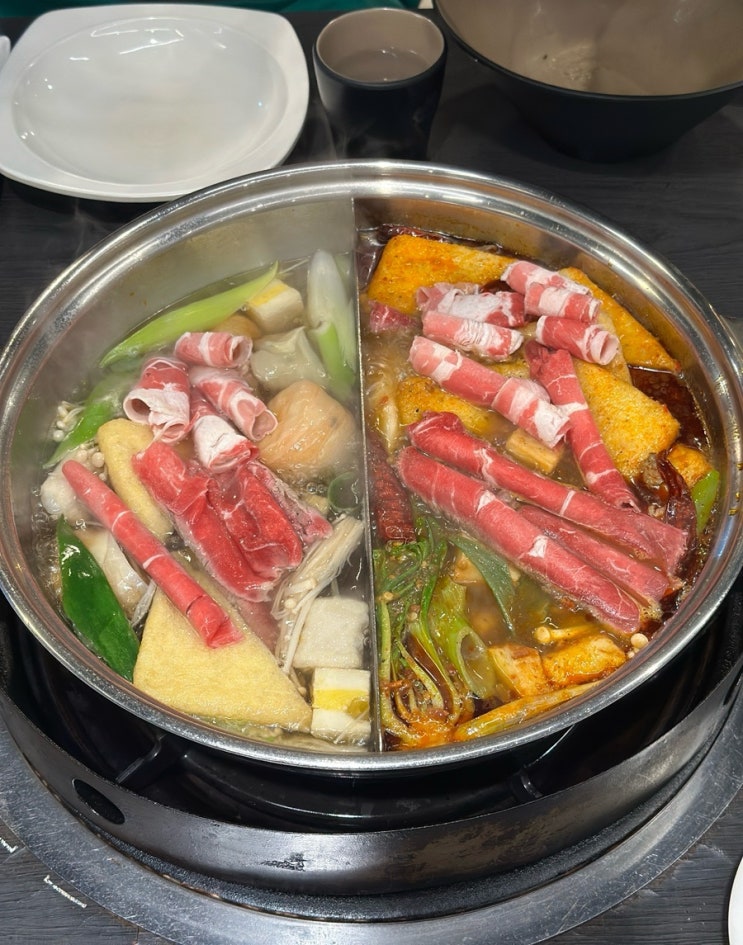 루원시티 샤브샤브 맛집 마라 육수도 있는 소담촌 신현점 루원시티 샤브샤브 맛집 마라 육수도 있는 소담촌 신현점