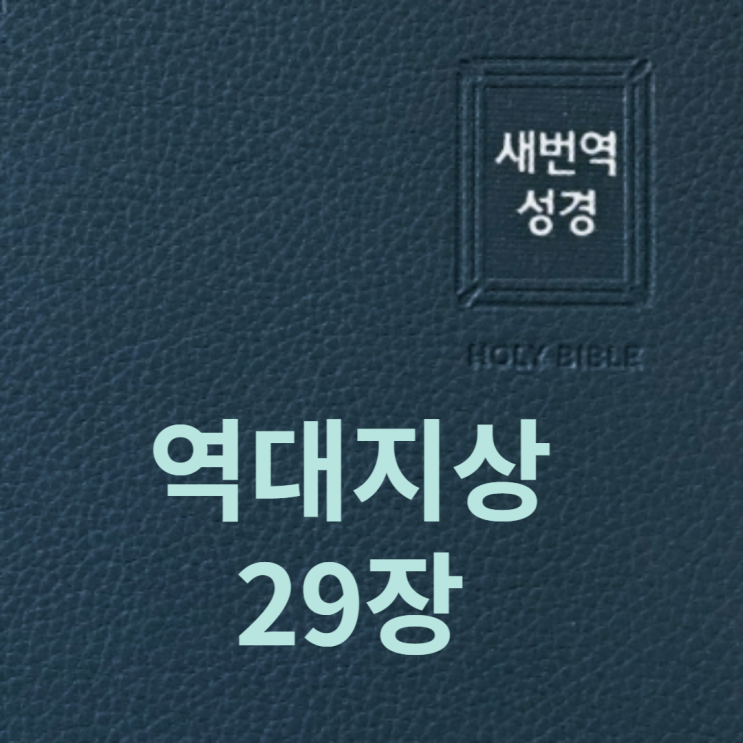 역대지상 29장 역대지상 29장