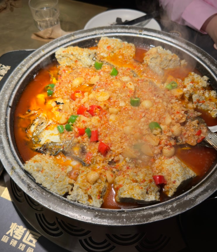  충칭 해방비 맛집, 카오위 카오지앙 위치 메뉴 시대광장 烤匠(重庆时代广场店)