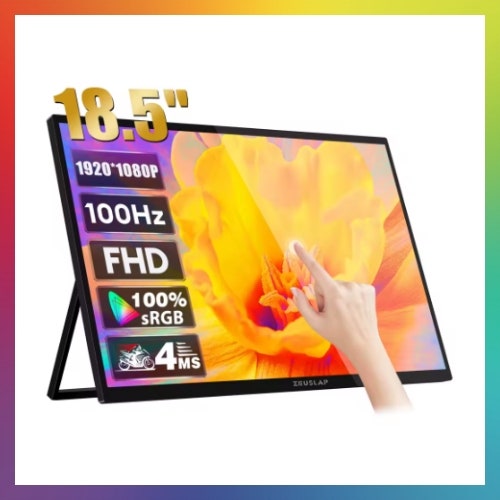 제우스랩 ZEUSLAP 18.5인치 터치 휴대용 모니터 100Hz