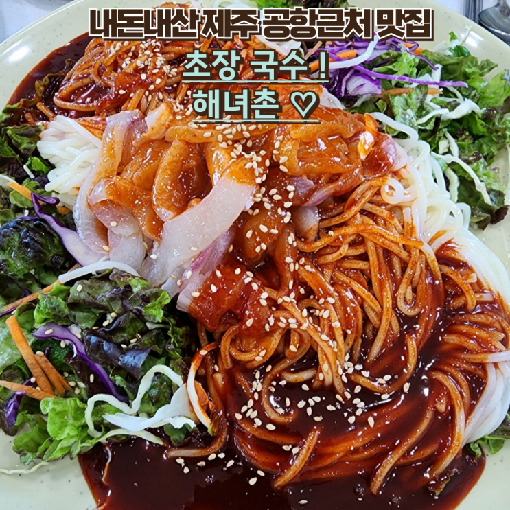  내돈내산 제주 공항 근처 맛집, 해녀촌 솔직후기