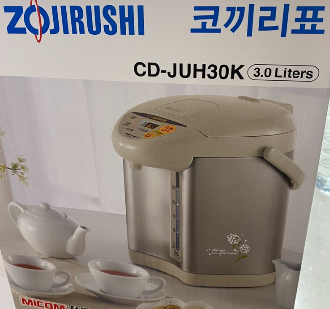 조지루시 분유포트 전동포트 CD-JUH30K 리뷰 – 실속과 안전, 디자인까지 잡은 전기포트!