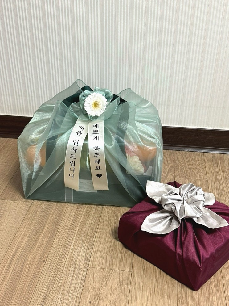  광주 첫인사 선물 과일바구니+창억떡 내돈내산 후기