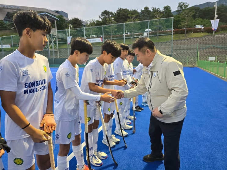  이정선 교육감 선수단 격려, 광주 전국소년체전 금메달 19개!