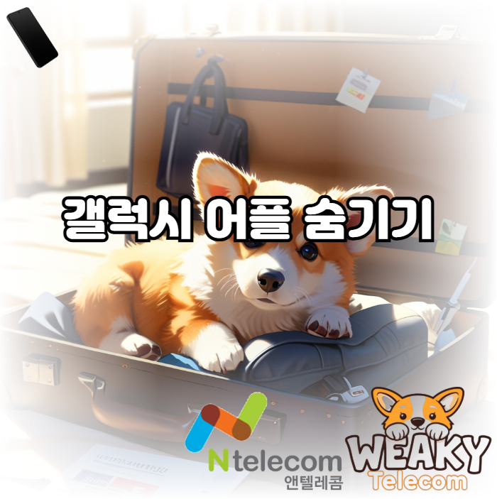  갤럭시 어플 숨기기 설정 및 해제 방법을 알고 싶다면?