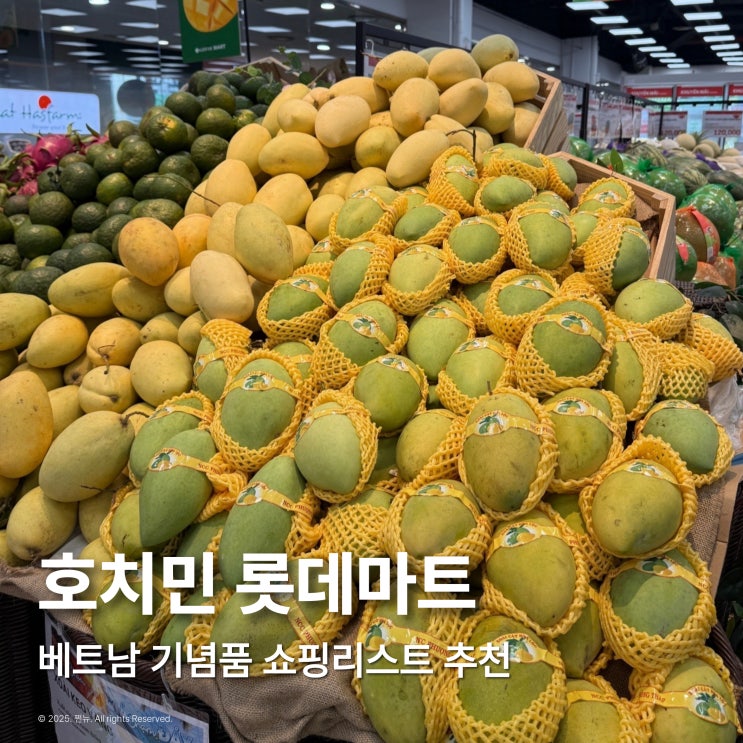  베트남 호치민 롯데마트 쇼핑리스트 기념품 구경후기