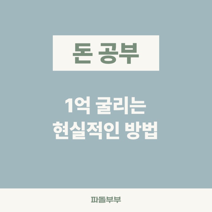  1억 굴리기 방법 투자 수익 계좌인증