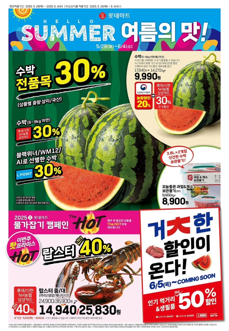  [롯데마트전단지]2025년 5월 29일(목)-6월 4일(수)