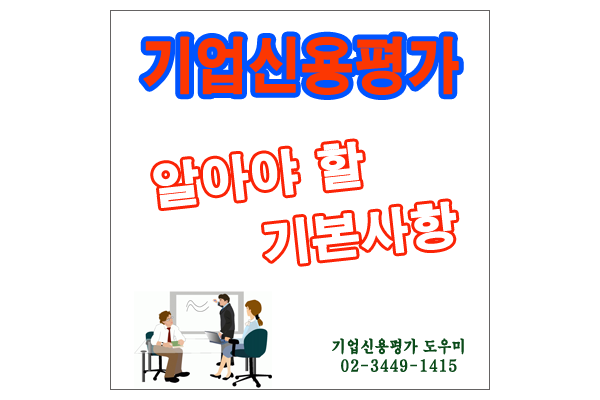  기업신용평가의 일반적인 사항