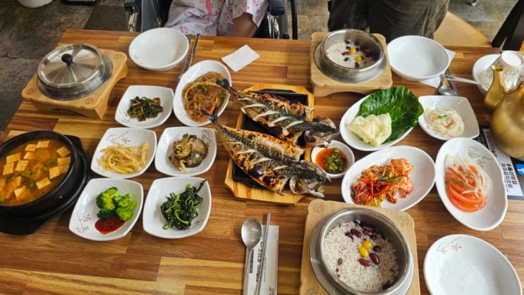  언양 교동 밥집 만희네 가마솥밥 고등어구이 정식