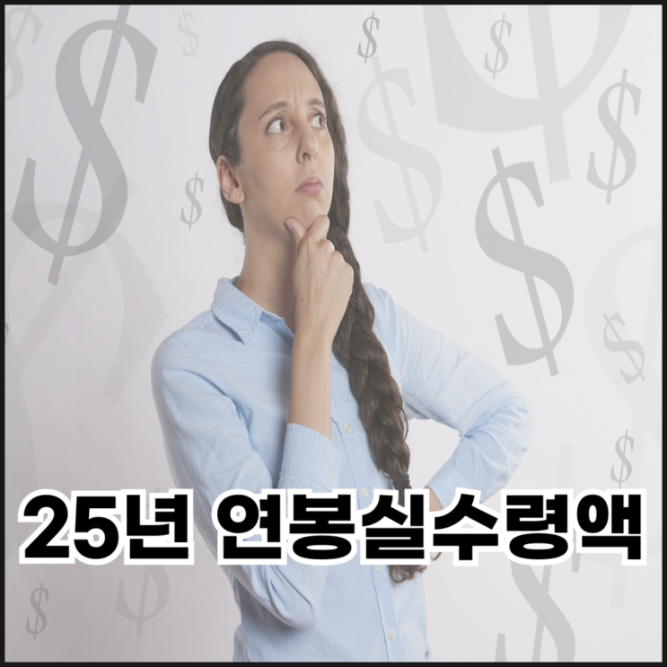  25년 연봉실수령액, 얼마 받나요? 직장인이라면 꼭 알아야 할 급여 현실