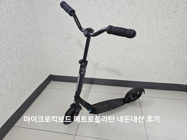  초2 남아 생일선물로 마이크로킥보드 메트로폴리탄 내돈내산 찐후기