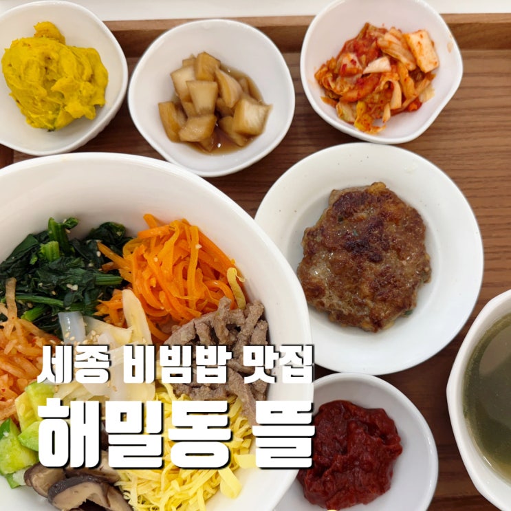  세종 해밀동 건강한 비빔밥 맛집 뜰