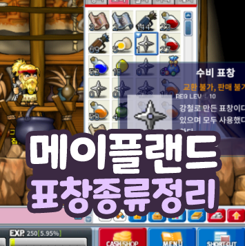  메이플랜드 메랜 표창 충전 방법 종류 정리