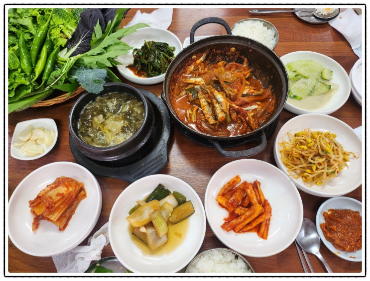  생각없이 들른 정어리쌈밥