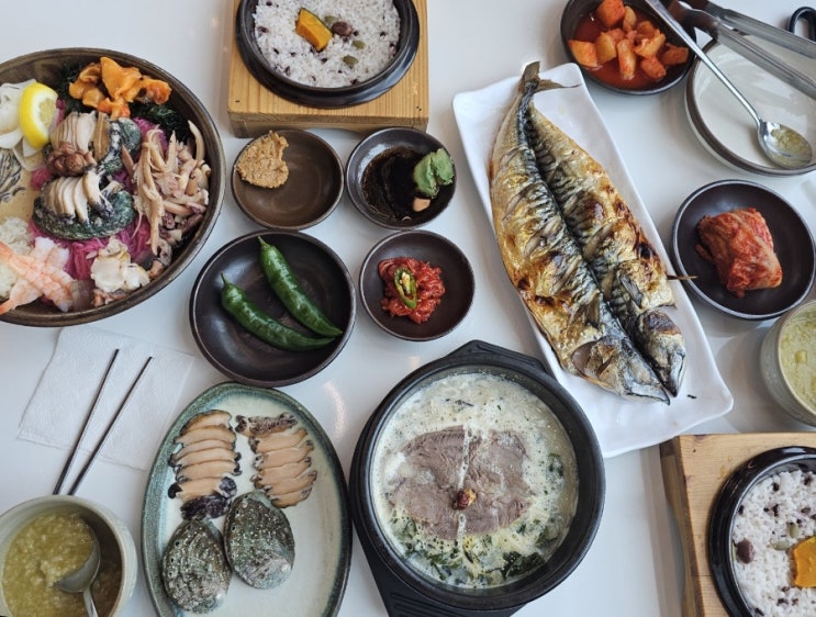  오가네 전복설렁탕 제주함덕점 내돈내산 후기