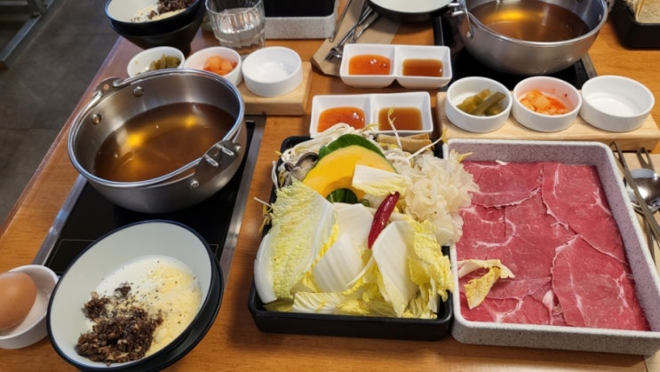  천안 터미널 맛집 추천, 솔밭샤브 신부점 솔직 방문 후기!