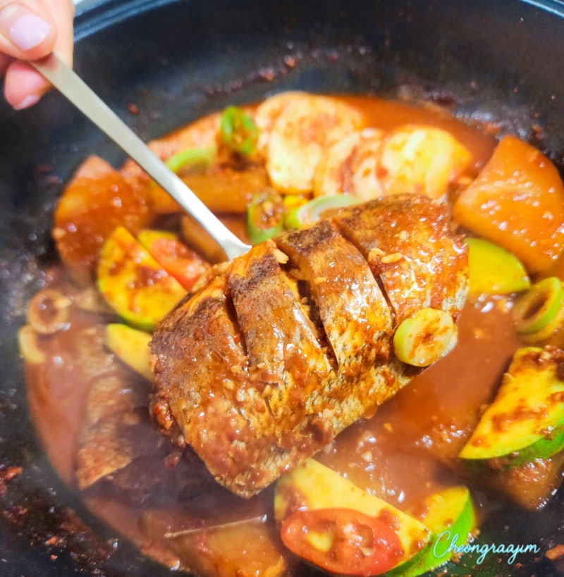 고급스러운 맛! 민어조림만들기 여름보양식 건강식 생선요리 보양요리 민어조림레시피 디포....