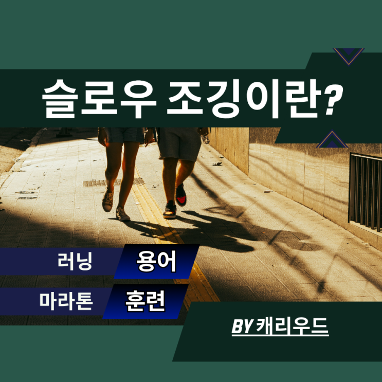  슬로우 조깅 방법 느린 속도 달리기 존2 러닝 효과 차이점